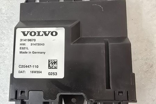 Модуль задней двери volvo xc90 i 31419670 2.0l 2021 г.