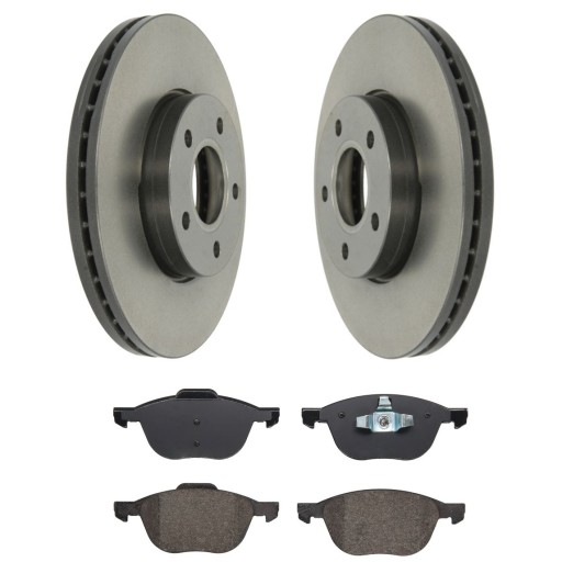 Диски + колодки передні S40 II V40 V50 FOCUS MK2 MK3