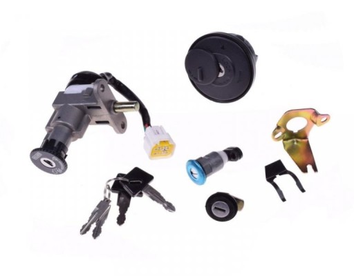 6654 - КЛЮЧ ЗАПАЛЮВАННЯ ДЛЯ KEEWAY MATRIX З НАБОРОМ ЗАМКІВ