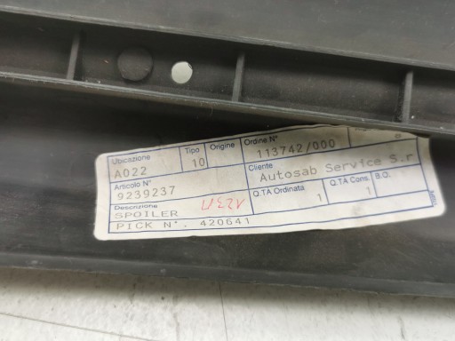 lišta DEKORACYJNA levá SAAB C900 1986-1989 / 9239237