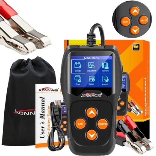 Тестер батареи батареи 12V KONNWEI KW600