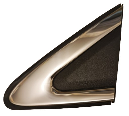 7407A719 - ПОПЕРЕЧНЕ КРИЛО ECLIPSE ТРИКУТНИК ХРОМОВИЙ ЛІВИЙ