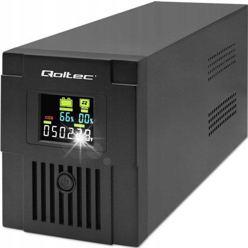 Источник бесперебойного питания ups qoltec monolith 2000va 1200w lcd avr 2x батареи 9 утра