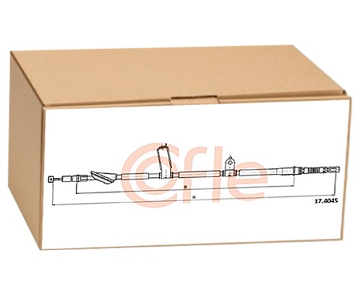 17.4045 - Кабель ручного гальма для HONDA ACCORD VII 2.0 2.2