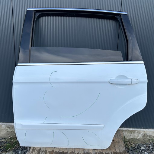 door left rear part rear. FORD S-MAX MK1 LIFT 10-14 FROZEN WHITE F7 complete