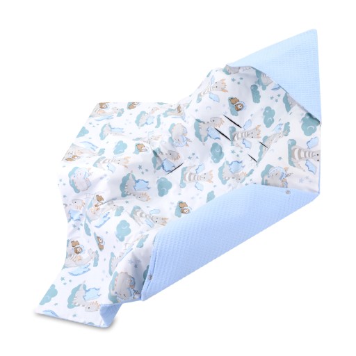 КОВДРА НА ВАФЕЛЬНЕ СИДІННЯ З КАПЮШОНОМ