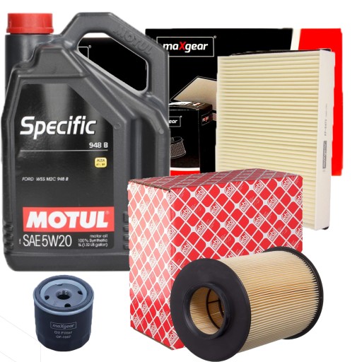 MOTUL 948B OIL 5W20 FORD FOCUS MK3 ECOBOOST ФИЛЬТР