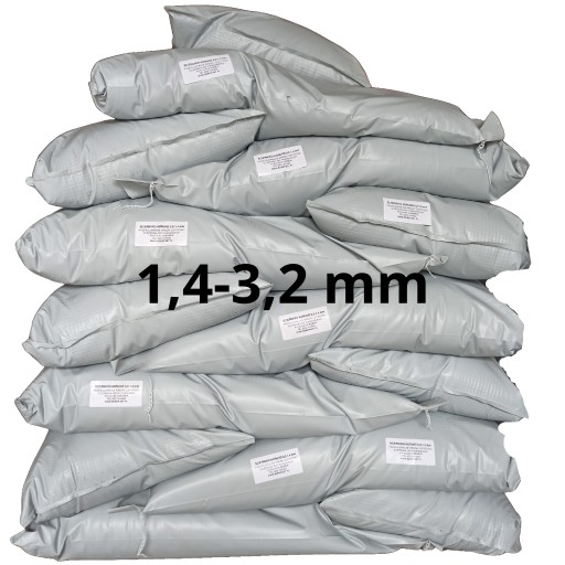 АБРАЗИВ ДЛЯ ПІСКОСТРУМИННОЇ МАШИНИ КОРУНД ПІСОК ПІСКОСТРУМИННА ОБРОБКА 1 Т 40 МІШКІВ 1,4-3,2 ММ