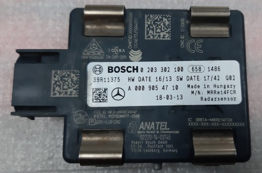 A0009054710 - Mercedes a-class w177 радар дистроник