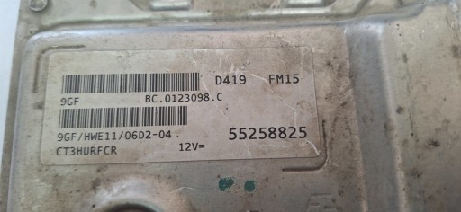 computer control unit FIAT TIPO 16- 55258825