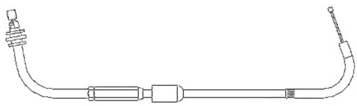 731.57.24 - Відкриваючий трос газу Suzuki UX 50 в мільйоні