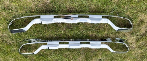 A2548858100 - ХРОМИРОВАННЫЙ ДИФФУЗОР ЗАДНИЙ БАМПЕР ХРОМ MERCEDES GLC 254 AMG