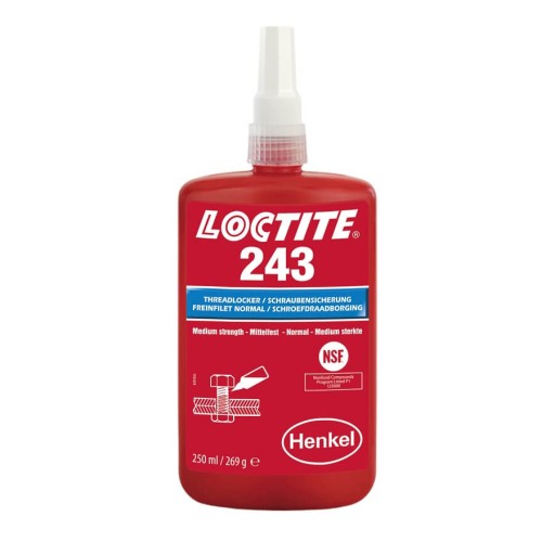 Loctite 243 250ml клей для металевих компонентів
