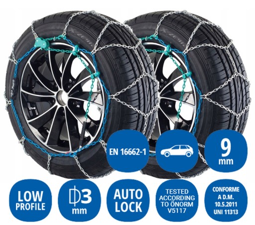 Цепи противоскольжения veriga procompact 9-140 235/45r19 235/50r19 255/40r19