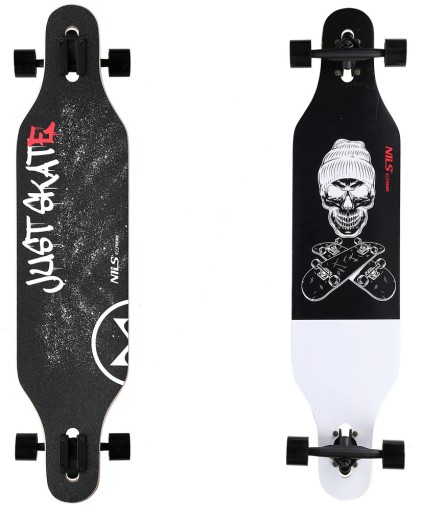 Лонгборд Nils Extreme Skull2 Wood Skate ABEC-7