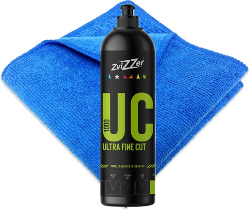 Полірувальна паста Zvizzer UC1000 ULTRAFINE CUT 750 мл БЕЗ МІКРОФІБРИ