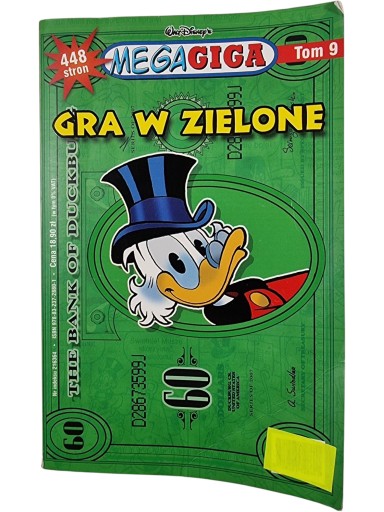 Zdjęcie egzemplarza: Gra w zielone / Mega Giga / Kaczor Donald / Komiks nr 9