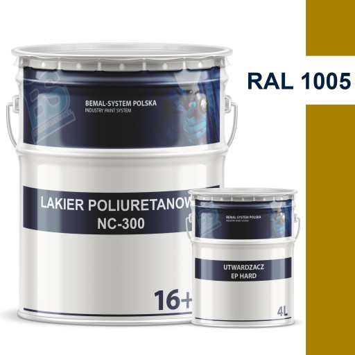 BEMAL МОРСКАЯ КРАСКА - ПОЛИУРЕТАНОВЫЙ ЛАК - 20л - RAL 1005