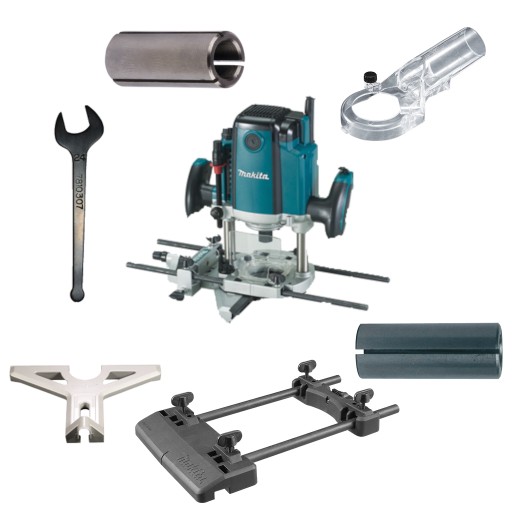 ФРЕЗЕРНЫЙ СТАНОК MAKITA RP 1801 FX АДАПТЕР НА РЕЙКУ