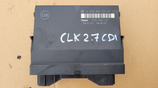 MERCEDES W209 module control unit KOMFORTU A2098200326