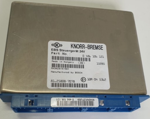 Драйвер модуля ebs man knorr-bremse 0486106131 81258087078