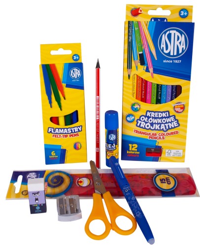 Набір письмового приладдя 0000 Astra 9 предметів