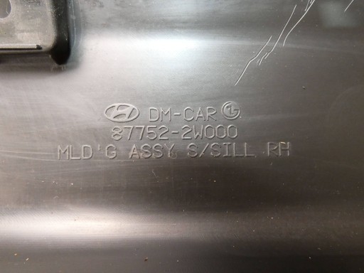 Hyundai Santa Fe III 2012- moulding threshold threshold cap right