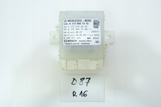 Mercedes a1729007313 парковочный модуль pdc
