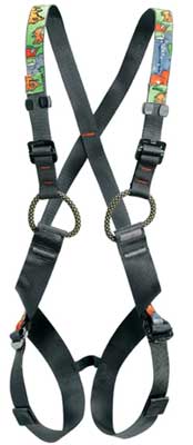 Ремені Petzl Simba C65 сірі дитячі