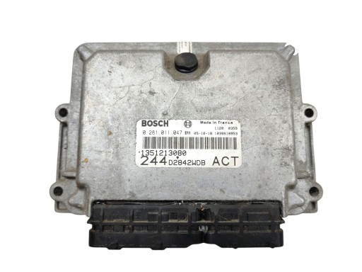 computer of the engine FIAT DUCATO II (2002-2006) 2.8 JTD 1351213080 0281011047