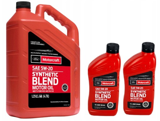 Моторна олива 5W20 MOTORCRAFT 6,6л