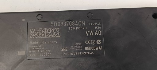 module 5Q0937084CN VOLKSWAGEN CRAFTER II 7C