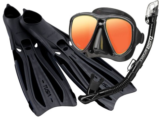 Дайвінг-набір Tusa Powerview чорний