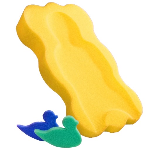 Жовтий матрац для ванни Akcesbaby