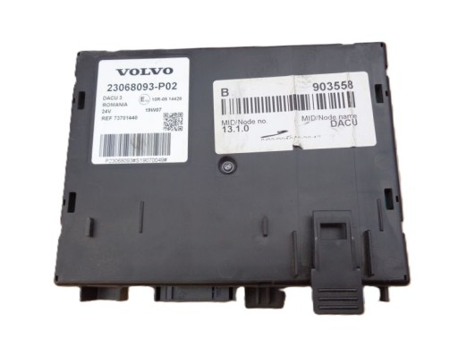 Volvo fh4 dacu драйвер модуль 3 касета 23068093