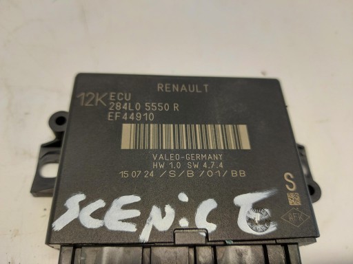 RENAULT Scenic E-Tech V 5 module control unit czujnikow PDC 284L05550R