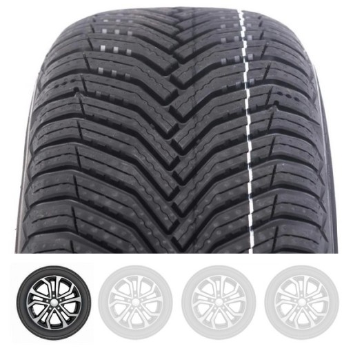 1x всесезонная шина 225 / 55R17 Michelin