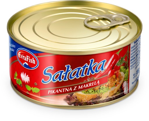 Sałatka pikantna z makreli 300g