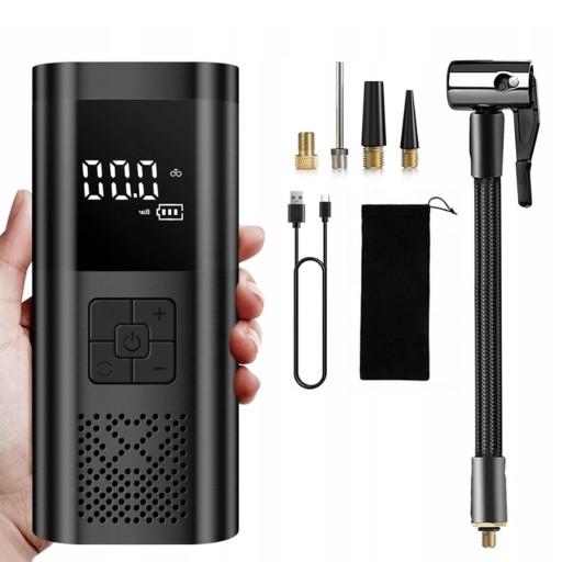 АВТОМОБИЛЬНЫЙ КОМПРЕССОР ЭЛЕКТРИЧЕСКИЙ НАСОС ДЛЯ ВЕЛОСИПЕДА МАТРАСНЫЕ ШАРИКИ LED LCD