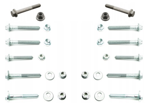 SRUO002, SRUO002 - Комплект болтів задньої підвіски opel vectra c