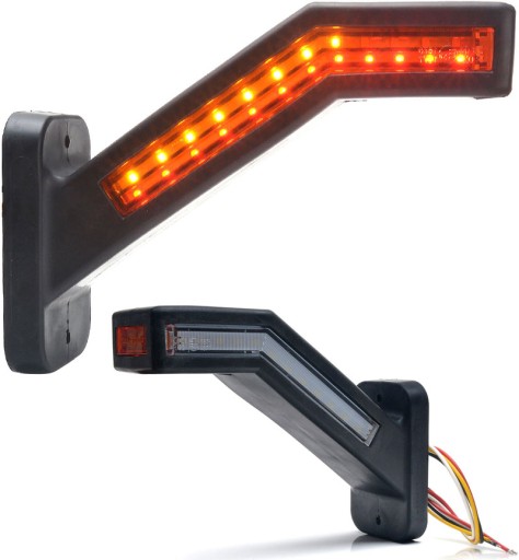 WAS1393 - УГЛОВОЙ ГАБАРИТНЫЙ ФОНАРЬ ПРАВЫЙ ЭВАКУАТОР TIR 12-24V LED