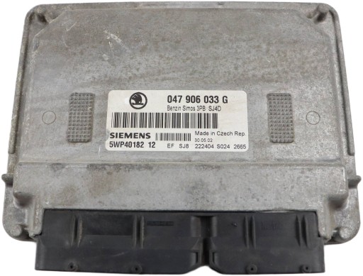 SKODA FABIA e computer Centralina Motore 1.4 MPI 047906033G