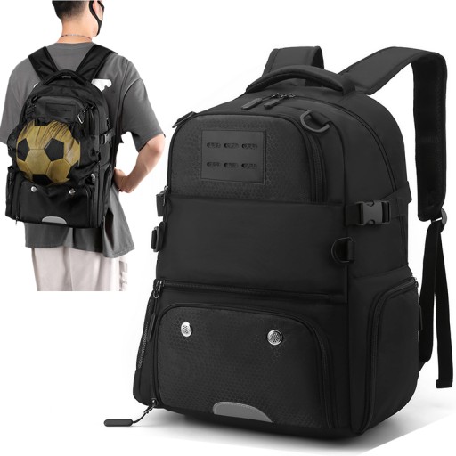 Багатокамерний шкільний рюкзак Xiaobeibao) чорний