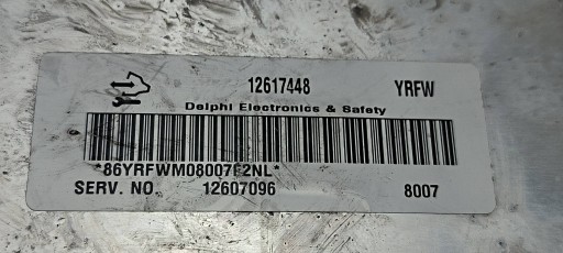 Computer DES MOTORS ECU 12607096 4.6 CADILLAC DTS