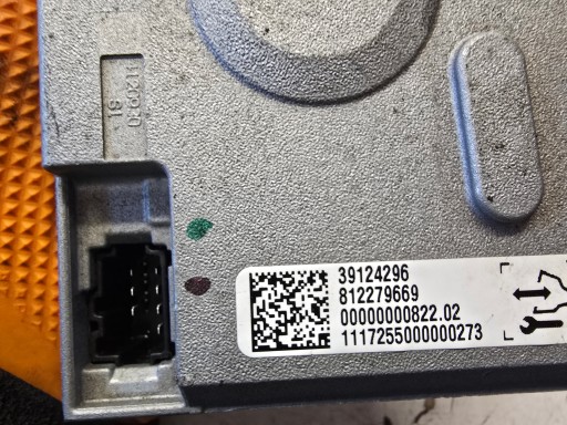 OPEL INSIGNIA B II BLOKADA der Lenksäule des Lenkrads KEYLESS 39124296