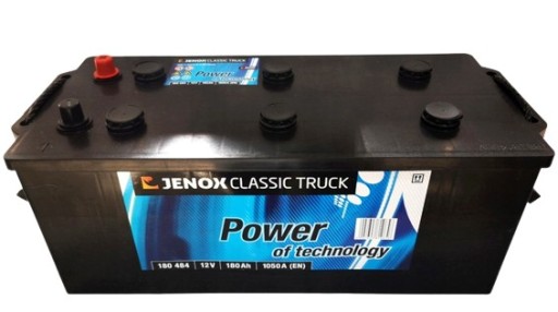 180484 - АККУМУЛЯТОР JENOX TRUCK 180AH 1000A L + TIR