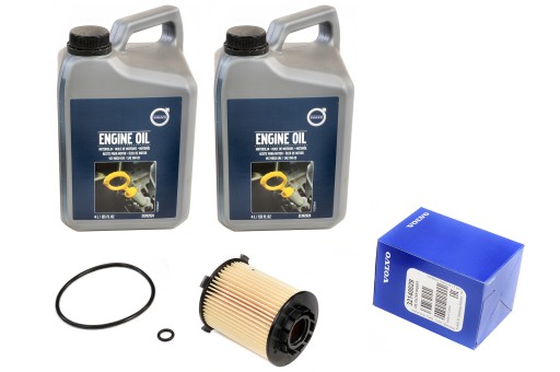 VOLVO МАСЛЯНИЙ ФІЛЬТР МАСЛО 0W20 VCC-RBS0-2AE 8L 2013-