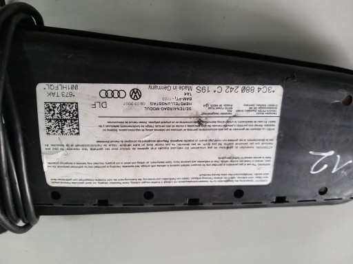 VW PASSAT B6 3C Airbag sièges Droit Passegers Airbag 3C4880242C
