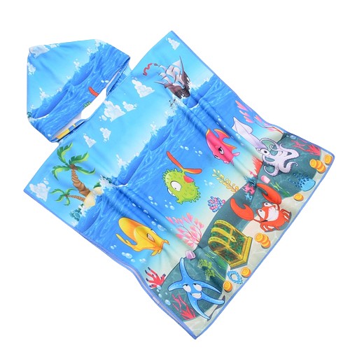 Покривало з капюшоном ModenaHome 120 х 60 см різнокольорове