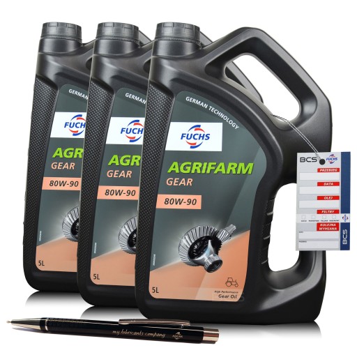 15л fuchs agrifarm gear 80w90 - трансмісійне масло - 15л